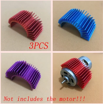 

3PCS 550/545/540 Brushed/Brushless Motor Radiator Aluminum Heat Sink Cooling Cooler Spare Parts for RC Boat DIY Toy Car Model