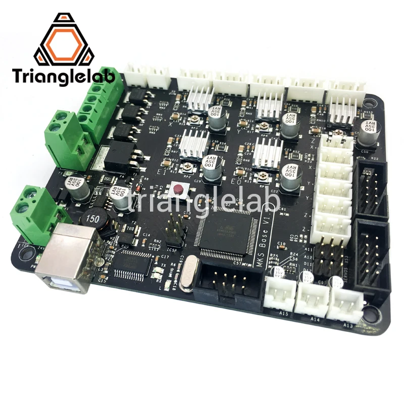 Trianglelab 3d принтер сенсорный + MKS база V1.5 совместимый Mega2560 и RAMPS1.4 combo плата