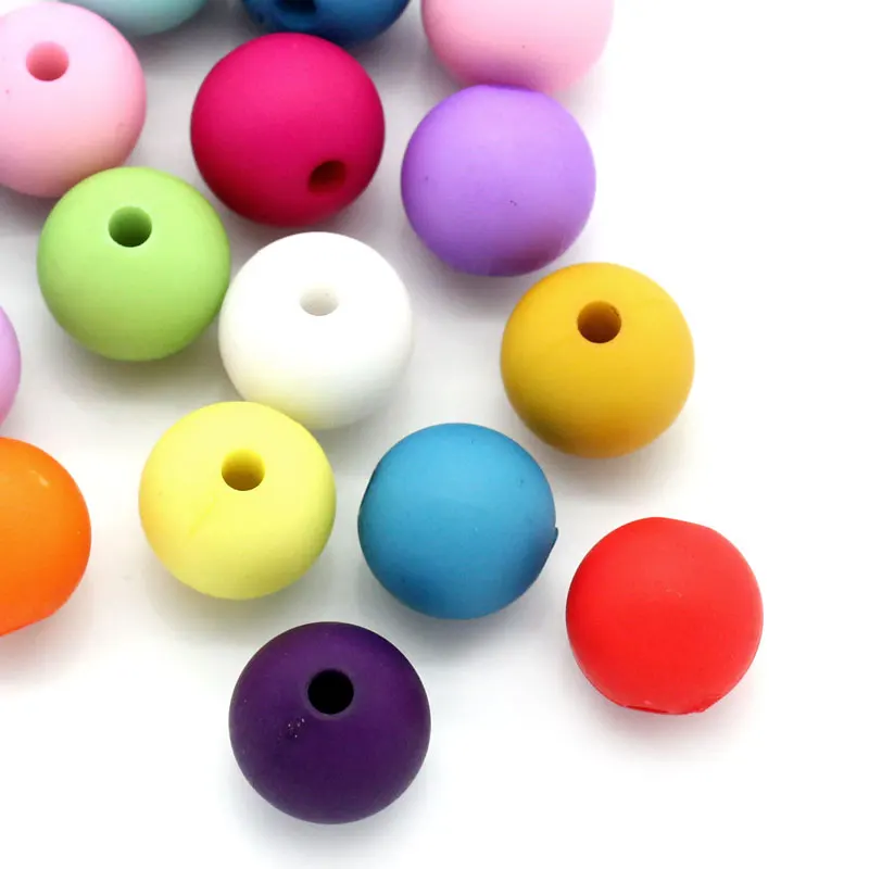 

DoreenBeads Acrylic Spacer Beads Round At Random 10mm Dia,Hole:Approx 2mm,35PCs new