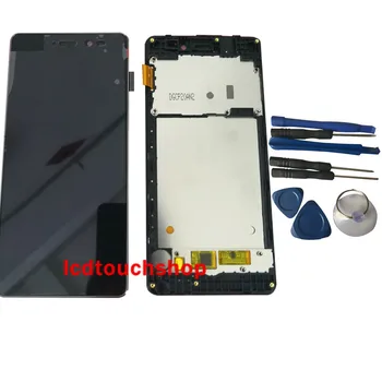 

New For Casper Via E1C LCD Display With Touch Screen With Frame Digitizer Assembly Replacement With Tools Black Color