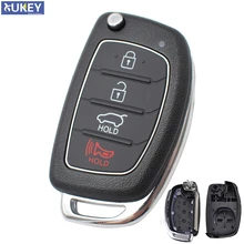 Carro Caso Shell Remoto Chave Para Hyundai Santa fe Sonata Tucson ix45 i40 Substituição Caso 4 Botão com Lâmina Sem Cortes 2013 - 2019