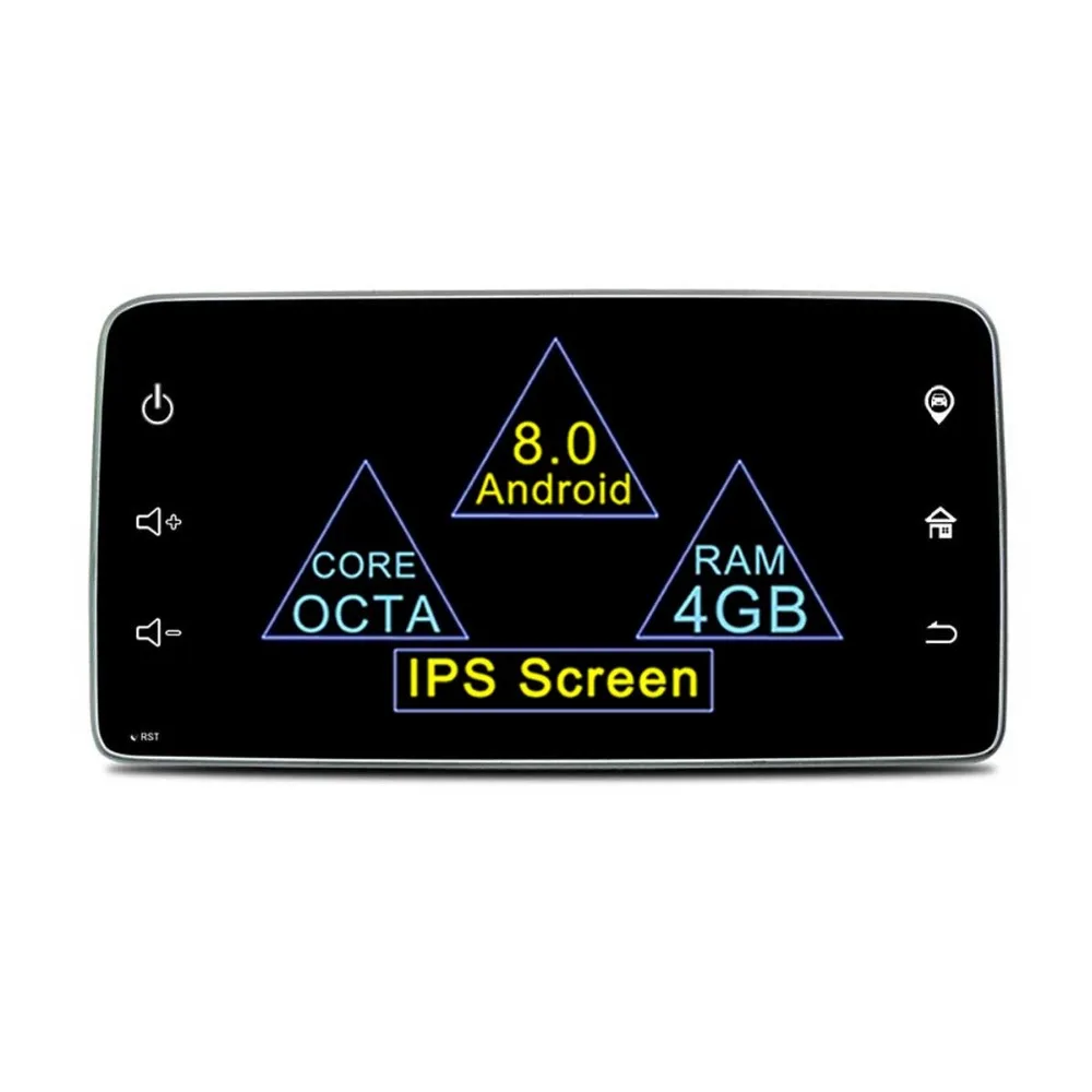 Octa core Android 8.0 Car multimdia player head unit For Mercedes Benz Smart 2015 2016 2017 GPS Navigation Radio WiFi autostereo