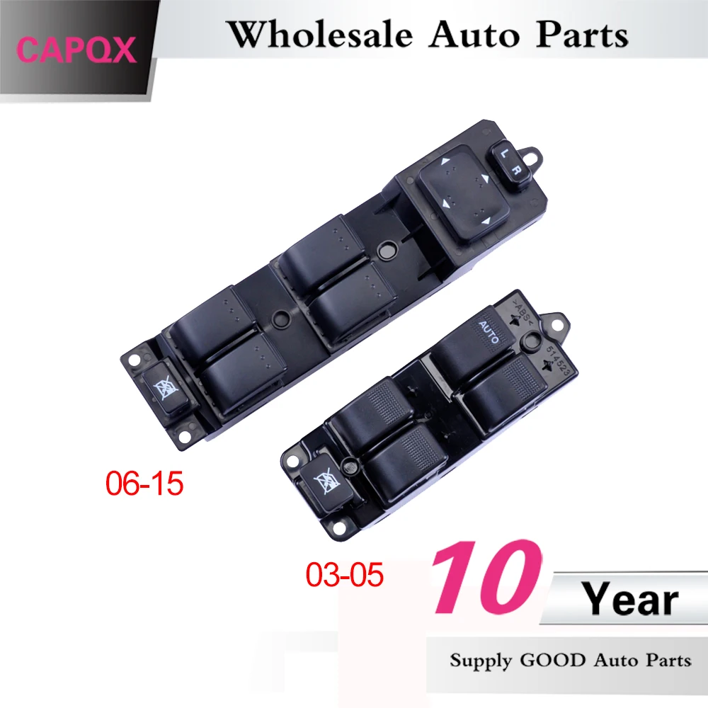 

CAPQX For Mazda 6 2003-2016 Electric Power Window Lifter Switch Door Window Switch Master Electric Power Window Switch Button