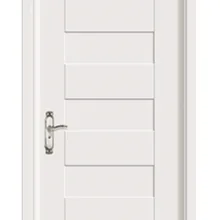Композитный белые деревянные двери C04