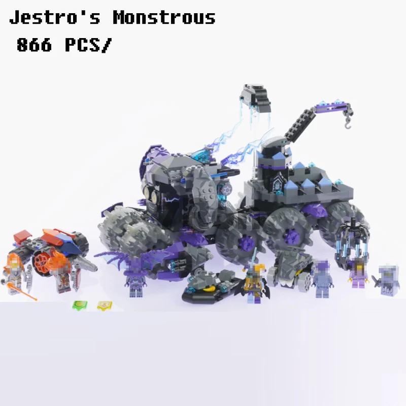 

Models building toy 14031 886pcs Jestro's Monstrous Set Building Blocks Compatible with lego Nexus Knights 70352 toys & hobbie
