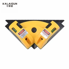 KALAIDUN правый угол 90 градусов вертикальный и горизонтальный Лазер ЛИНИЯ проекции квадратный Уровень лазерный измерительный инструмент