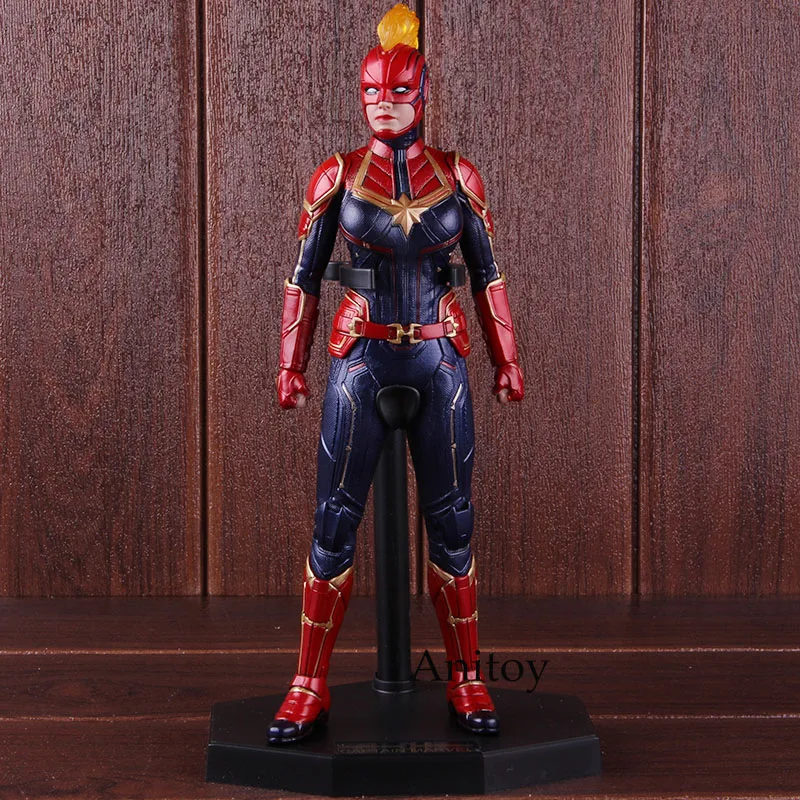 Avengers Endgame Captain Marvel Carol Danvers PVC Action Figure Toy Collectib FR