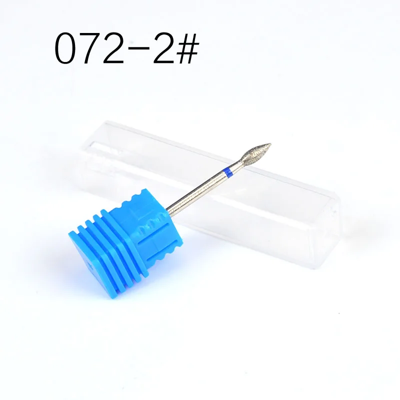 ZKO 2 шт 3/3" для удаления кутикул Алмазная фреза для ногтей Файлы сверла роторная сферическая фреза для маникюра педикюра Бит Инструмент