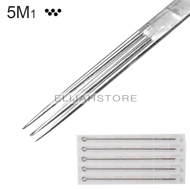 4 98 20 De Réduction Chuse Produit De Beauté 10 Pièces Shader Machine à Tatouer Aiguille 5m1 Jetable Stérilisé Aiguilles à Tatouer Aiguille Pour