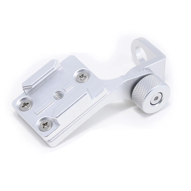 Metal Motorcycle Rearview Mirror Handlebar Mount Clamp  Bracket Holder 360 Rotating Base Adapter for Gopro Hero 6 5 4 3 3+ Camera (4)