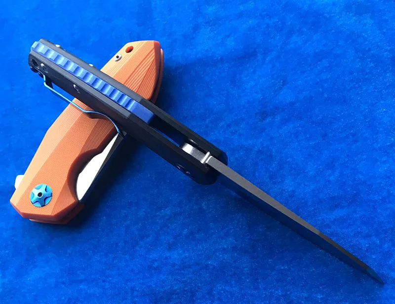 Günstige LEMIFSHE ZT 0456 Taktische Faltende Messer G10 Griff D2 Klinge Lager Flipper Jagd Messer Tasche Camping Überleben EDC Werkzeuge