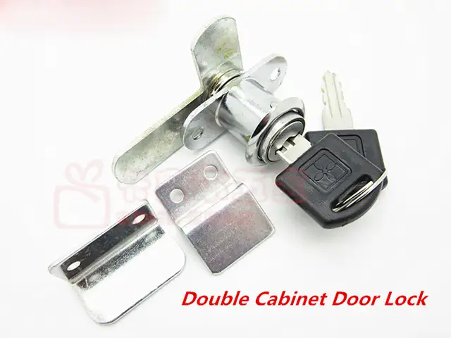 16mm 20mm Double Cabinet Door Lock Furniture Desk Locks Cupboard