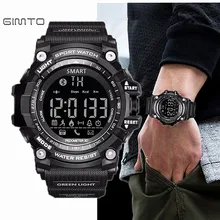 Gimto Brand LED Outdoor Electronic intelligent Wristwatch Waterproof Sport Digital Smart Watch Pedometer WristWatch Men