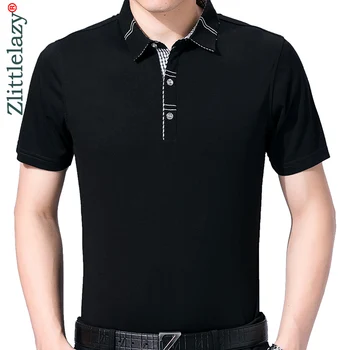 

2019 brand casual summer solid short sleeve polo shirt men poloshirt jersey quality mens polos tee shirts dress fashions 3234