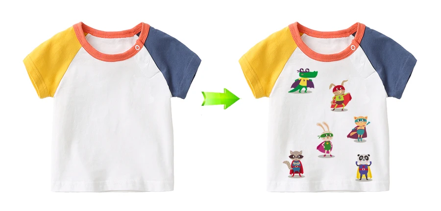 Cartoon Rabbit Sticker On Clothes Creative Cat Panada For Kids Washable Stickers Decoration DIY Tactical Patch DIY Accessories _01 (2)