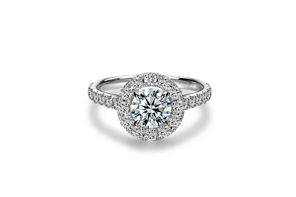 Cheestar Gem 14k кольцо из белого золота 1ct moissanite в подарок.|Кольца| |
