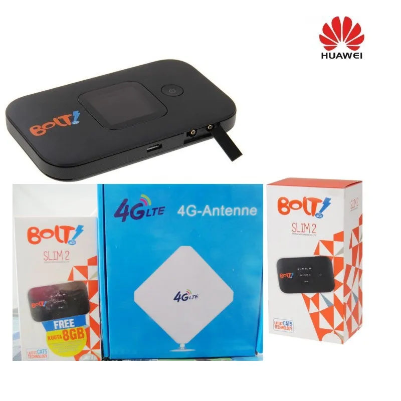  Unlock 150Mbps HUAWEI E5577 4G LTE Mobile WiFi Router Support LTE FDD And TDD Network + two TS9 con
