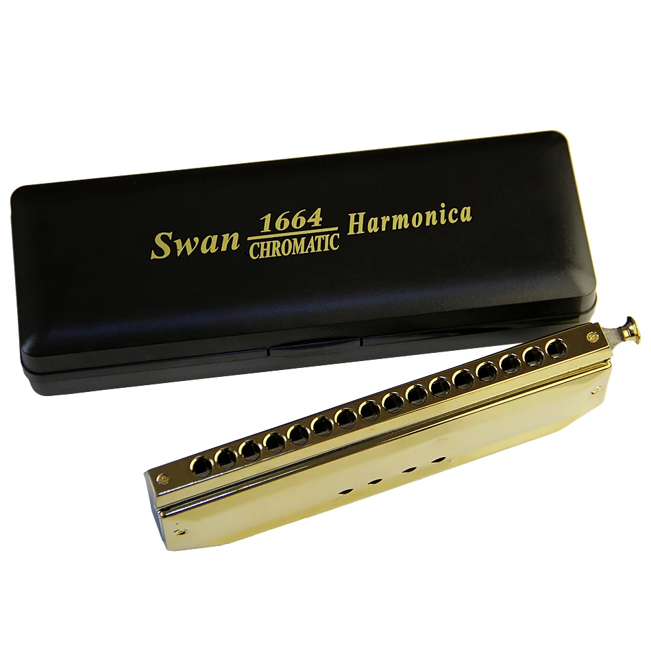 SW1664 Профессиональный инструмент для органа рта C Key 16 Hole Harmonica с четырьмя