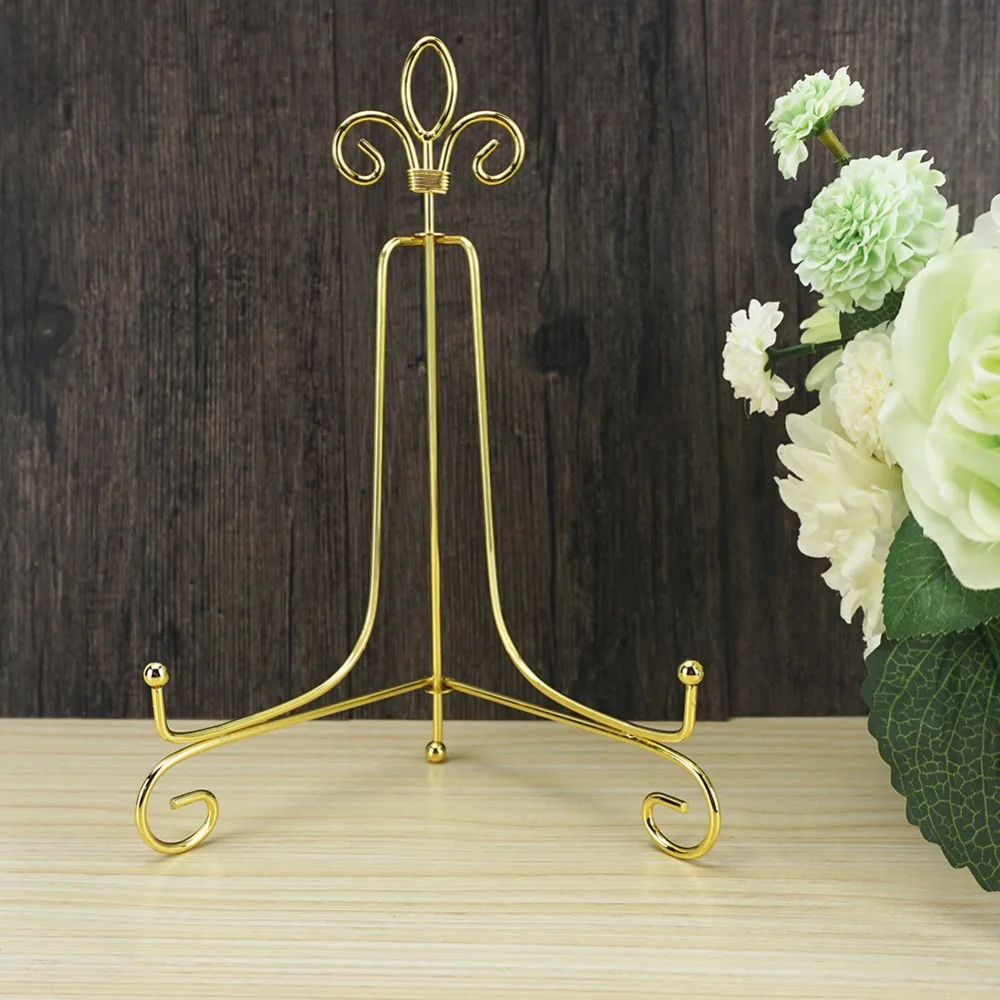 3 Pack Plate Stand for Display Gold Iron Easel Plate Holder Display Stand  Metal Frame Holder for Photo Decor Plate Bowl - AliExpress