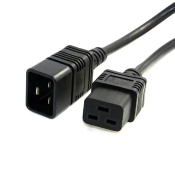 

IEC320 Female C19 to Male C20 Power Mains Extension Cable 1.8m for PDU UPS 20A Heavy-Duty Computer