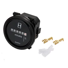 Mechanical Hour meter counter TIMER hourmeter for generator diesel gasoline petrol engine DC 8/12/ 24/36/ 48/72/80V TK0285