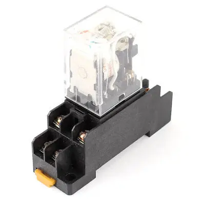 

HH52PL AC36V Coil DPDT 8Pin 35mm DIN Rail Electromagnetic Power Relay