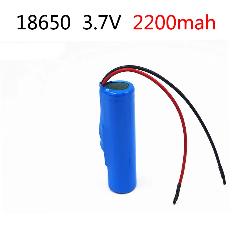 2 шт/3,7 V Batttery Pack 2200mAh 18650 аккумулятор 2.2Ah аккумуляторная батарея для портативного зарядного устройства/громкоговорителей/светильник/Bluetooth