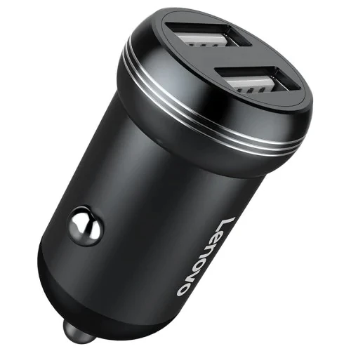 Оригинальное автомобильное зарядное устройство Lenovo HC11 с двумя USB портами для