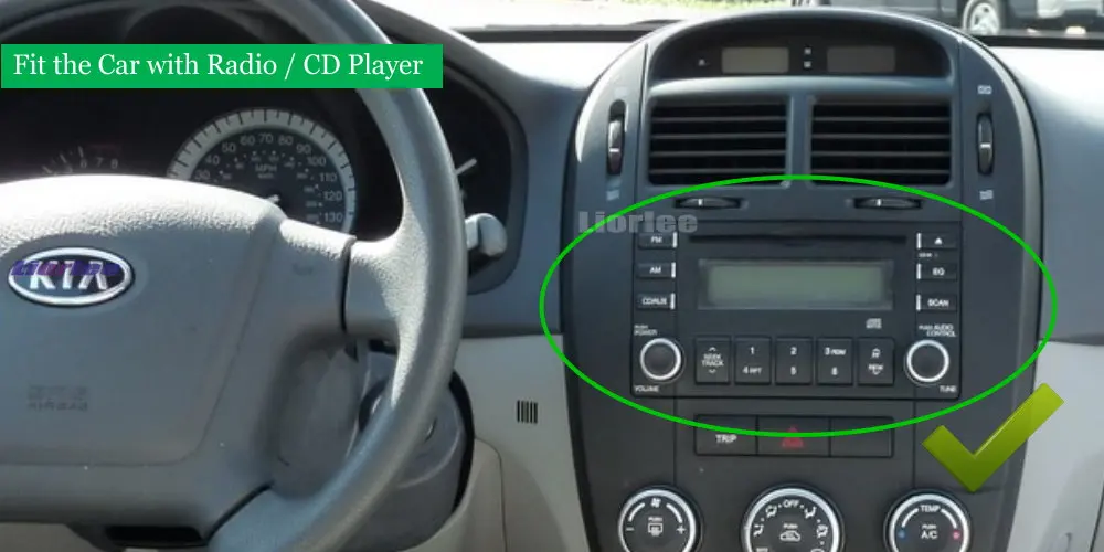 Top Car Android System RockChip PX5 1080P IPS LCD Screen For Kia Sephia / Spectra / Spectra5 2004~2009DVD Player GPS Navigation 4