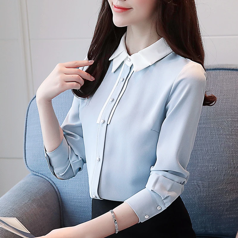 2018 Womens Fashion Tops Office Shirt 