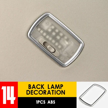 

Car-styling Cover Modification Accessori 1 PCS ABS Automobile Interior Back Lamp Decoration Stickers For 10th Honda Civic