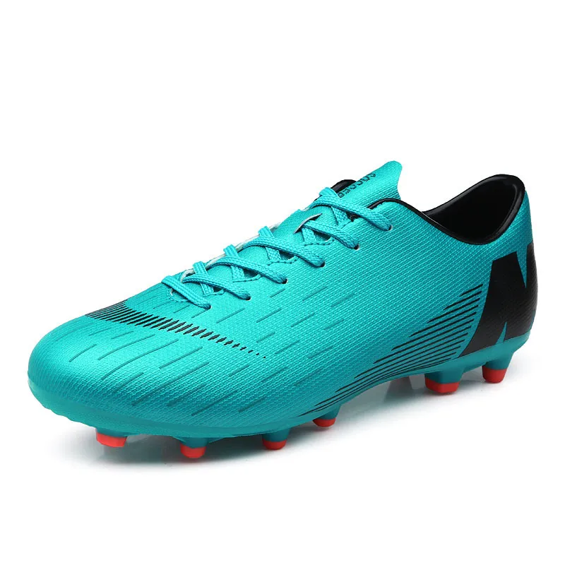 Новое поступление; футбольные бутсы; модные мужские футбольные бутсы; оригинальные футбольные бутсы; Профессиональная футбольная обувь - Цвет: Blue