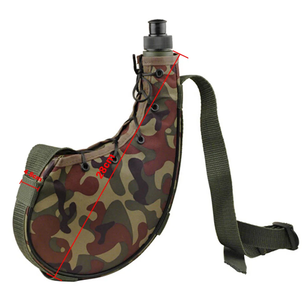 800ml Outdoor Sports Military Camping Drink Canteen Camouflage Water
