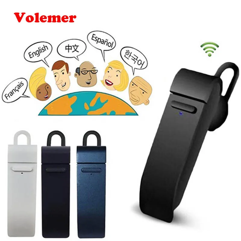 

2019 Peiko Translate Earphone 23 Languages Smart Dual Mode with Mic Mobile Phone Business Earbuds Wireless Bluetooth Earphone