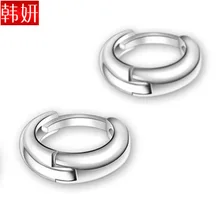 New Fashion – brief all-match pure silver earrings 925 pure silver in ear 925 pure silver earrings small earring 254