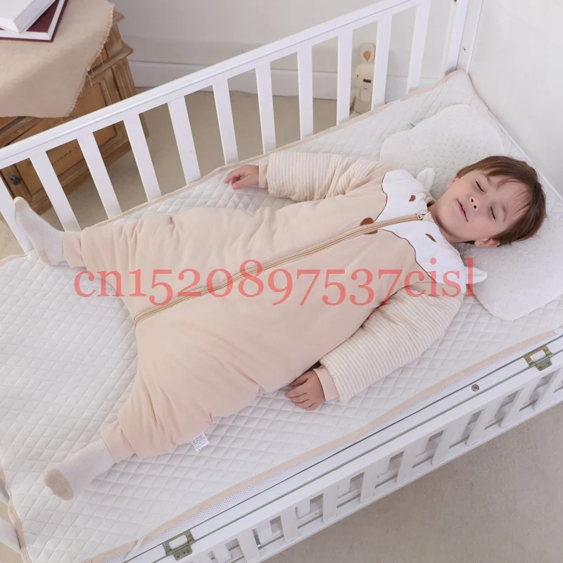 Утолщенный От 0 до 4 лет-зимний детский спальный мешок Slaapzak для младенцев, Детский комбинезон для пеленания, весенний Детский комбинезон BDZ888