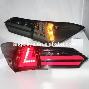 

2014 year For TOYOTA Corolla LED Rear lights taillight Smoke Black YZ