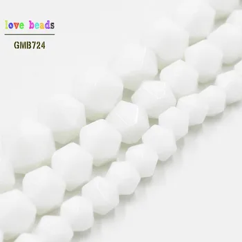 

Natural Faceted White Tridacna Round Loose Stone Beads for Jewelry Making DIY Bracelet 15inches Strand 6mm 8mm 10mm