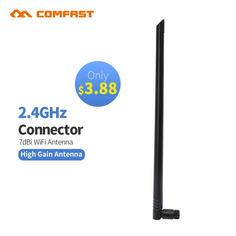 Comfast беспроводная wifi антенна 7dBi SMA медный разъем Внутренняя всенаправленная