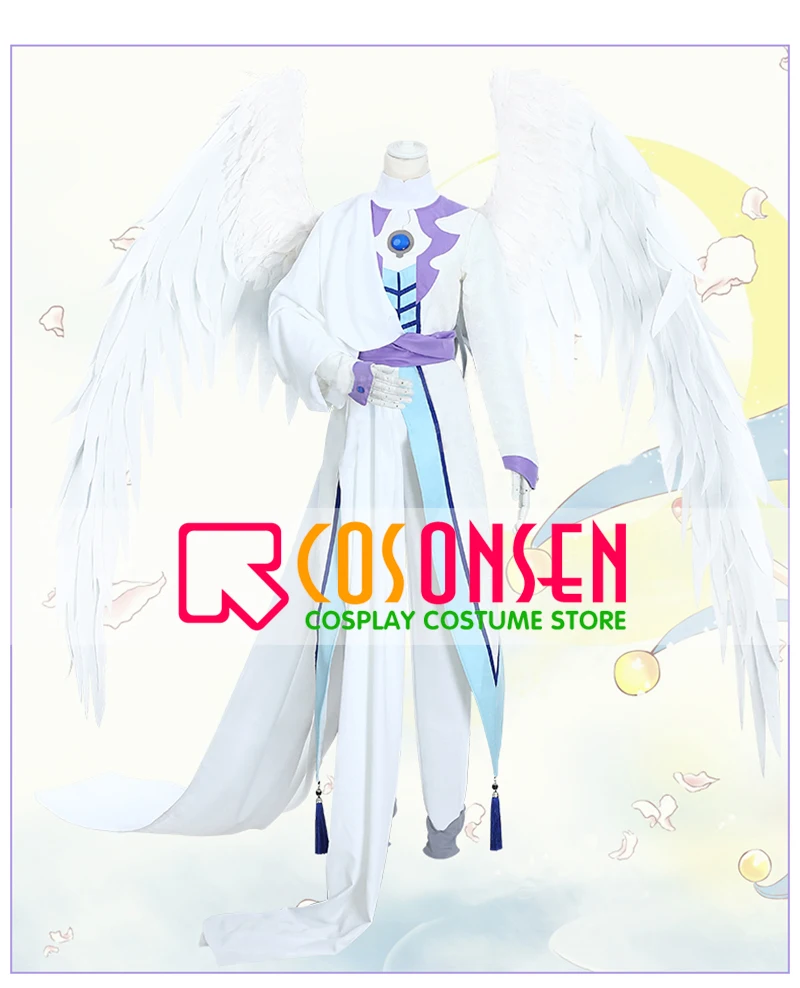 Cardcaptor Sakura Yue прозрачная карта Yukito Tsukishiro карнавальный костюм косплей ONSEN|cosplay