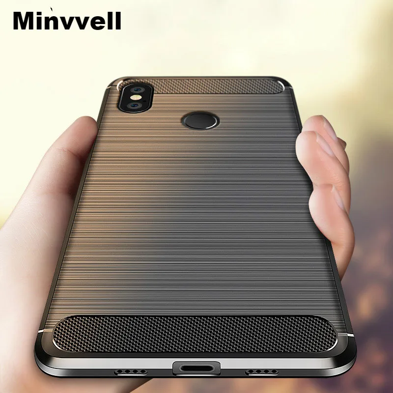 buy Case for Xiaomi Mi A2 Lite Case Shockproof Bumper MiA2 Lite Cover Soft Carbon Fiber Protective Cover For Redmi 6 pro Case 5.84\