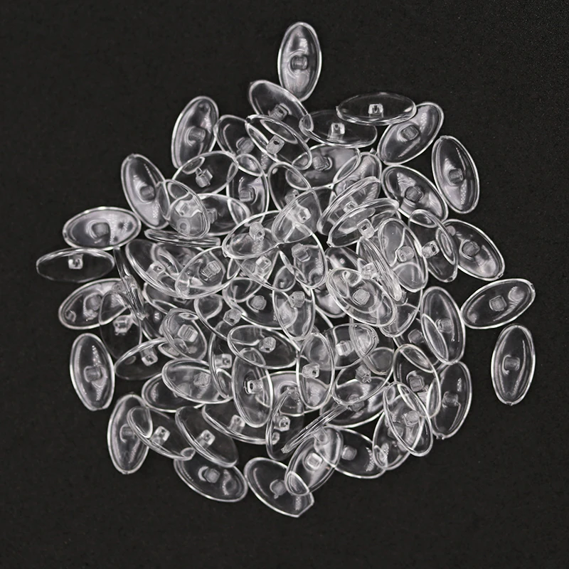 5Pairs/10pcs Anti Slip Silicone Nose Pads Screw-in For Eyeglasses Eyewear Glasses Accessories (12MM)