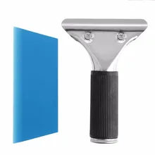 Новая Автомобильная оконная пленка резиновая Швабра для окрашивания лезвия бритвы скребок Инструмент с ручкой