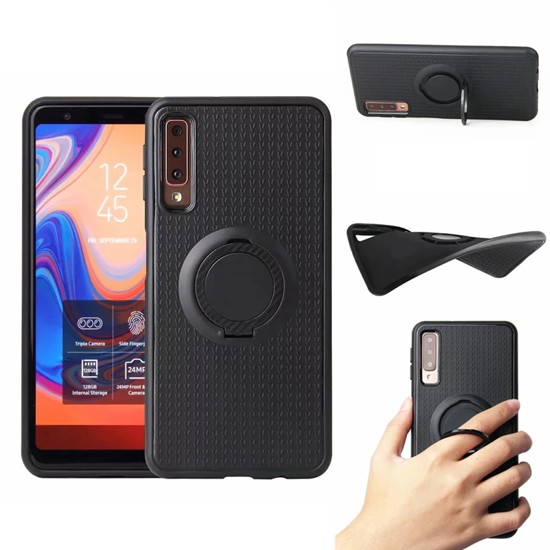 Для Samsung Galaxy A6 A7 A9 J8 J4 J6 Plus 2018 EU мягкий TPU автомобильный держатель чехол для J2 core Capa