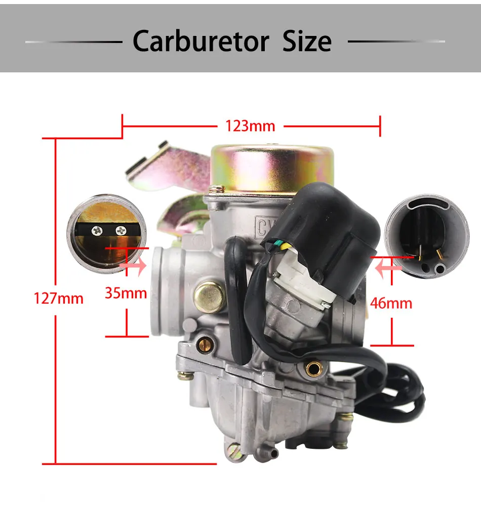 Мотоцикл ZSDTRP keihi CVK32 карбюратор для Скутер мопед QUAD ATV250 диск AEOLUS ВОГ 250 260 300 MC-54B GY6 125 150 250 KX GY6