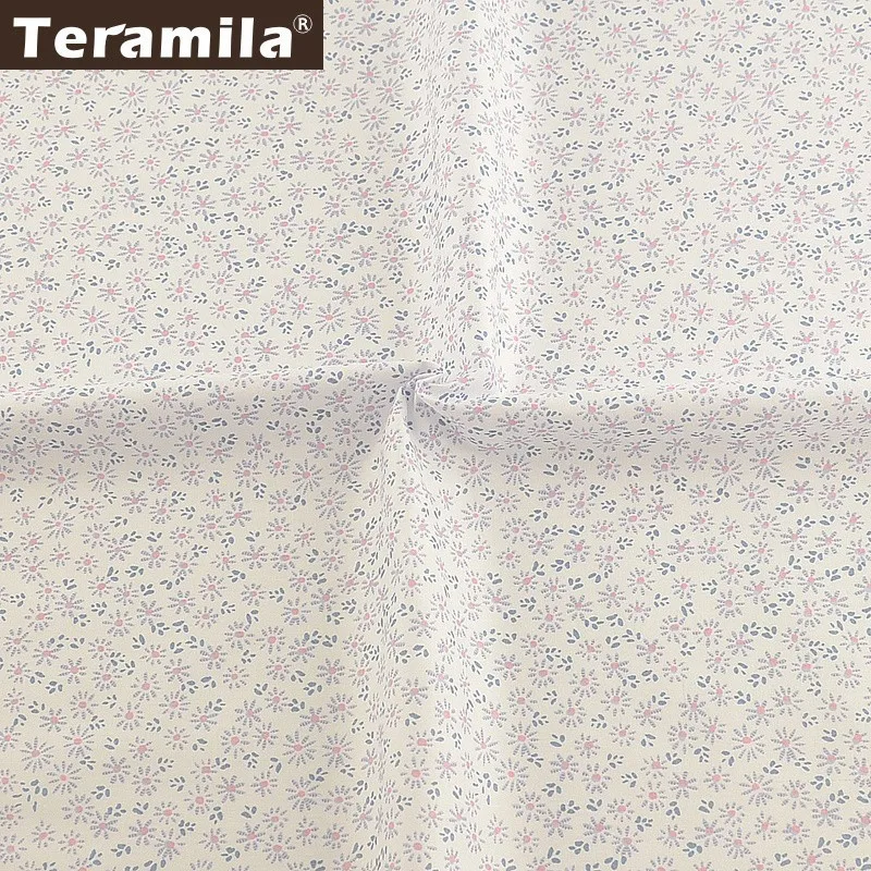Teramila хлопок Flroal ткань метров Telas Algodon Анкара ткань DIY Tissus платье лоскутное одеяло Beedsheet Подушка для детей
