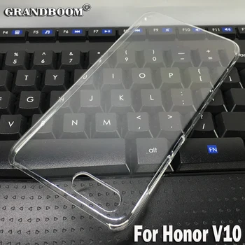 

100pcs Transparent Hard Plastic Ultra Thin Case For Huawei Honor V10 V9 9i Lite 7A 7C Clear Slim Shockproof Shell Back Cover