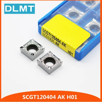 

10Pcs SCGT120404 AK H01 SCGT431 Aluminum cutter blade Insert Mill Tool Machining Center Cutting Tool wood turning tools AL+TIN