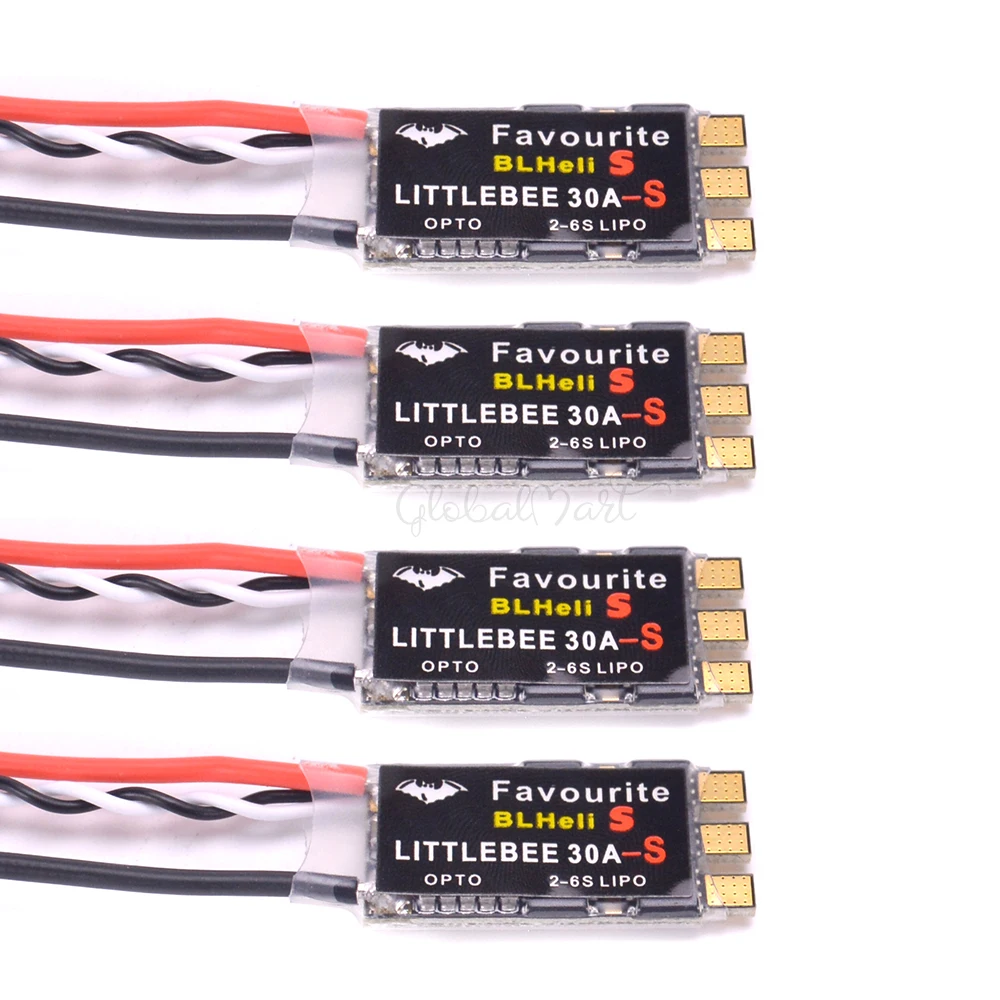 Favourite FVT LittleBee 30A-S 30A ESC BLHeli_S OPTO 2-6S Supports Mulitshot Oneshot42 OneShot125 (2)