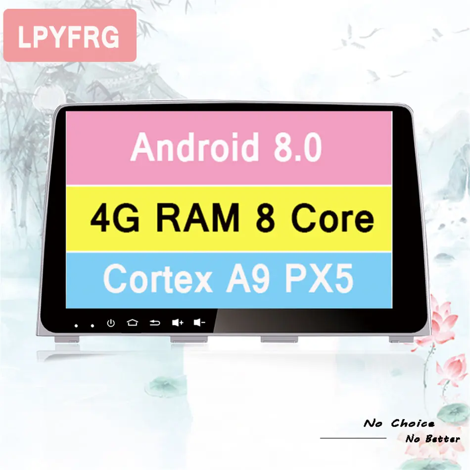 Best 4GB RAM 9" Android 9.0 Octa Core Car GPS for Hyundai Sonata 2018 NO DVD Player Stereo Autoradio Rated Head Unit Tape Recorder 1